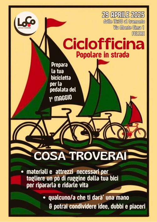 Ciclofficina popolare di strada!