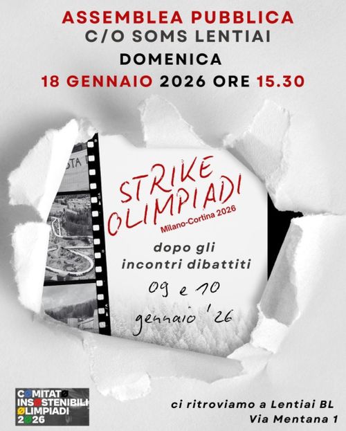 ASSEMBLEA PUBBLICA STRIKE OLIMPIADI!