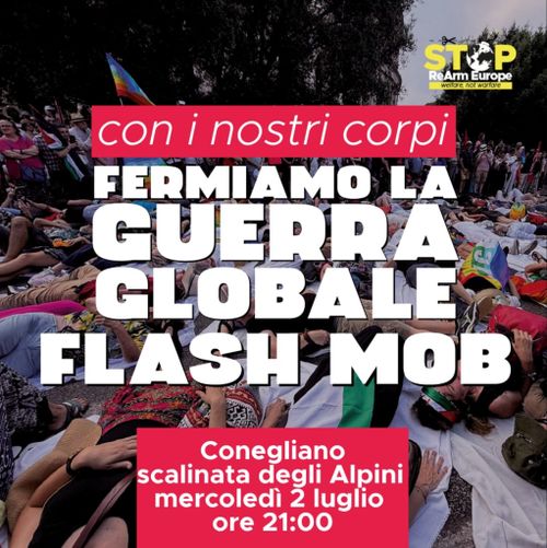 Flash mob contro la guerra