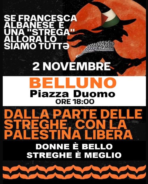 Dalla parte delle streghe per la Palestina libera !