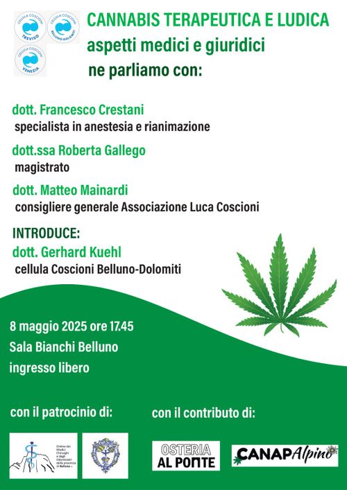 Cannabis terapeutica e ludica