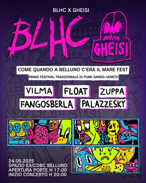 COME QUANDO A BELLUNO C'ERA IL MARE FEST: Vilma + Fangosberla + Float + Zuppa + Palazzesky
