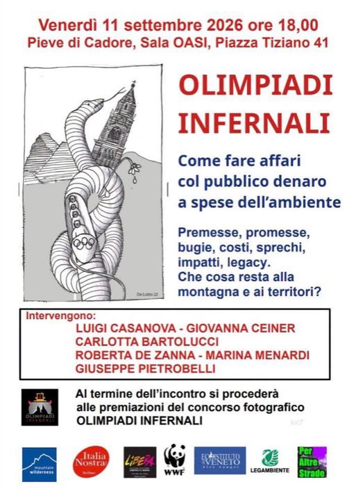 Olimpiadi infernali. Coma fare affari col pubblico denaro a spese dell’ambiente
